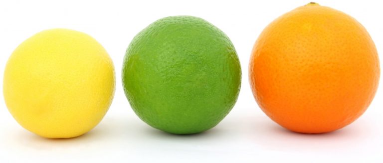 Lemon-Lime-and-Orange-Isoalted-on-White-Background